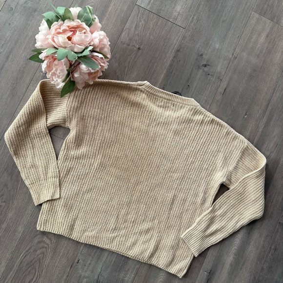 New Pretty Little Thing Taupe Basic Knit Crewneck Jumper - Picture 4 of 6